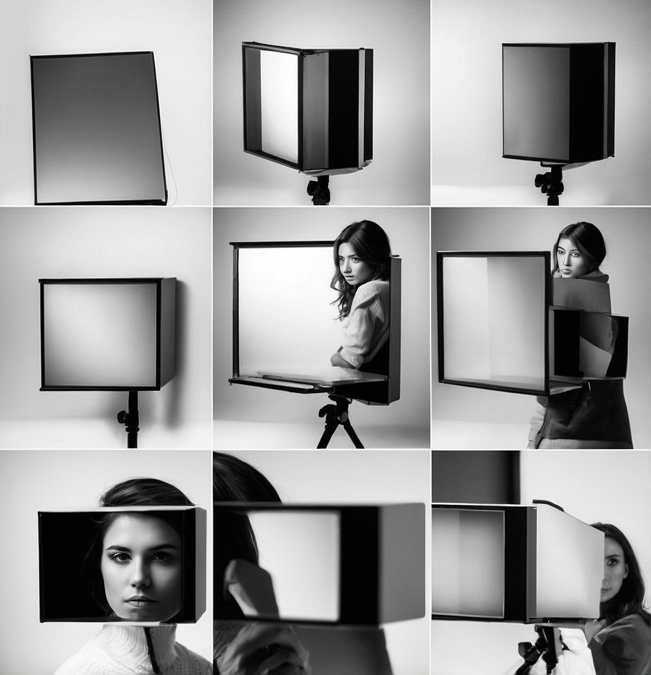 Fotografía artística de autorretratos impresos para amantes del arte. Fotografía única artística